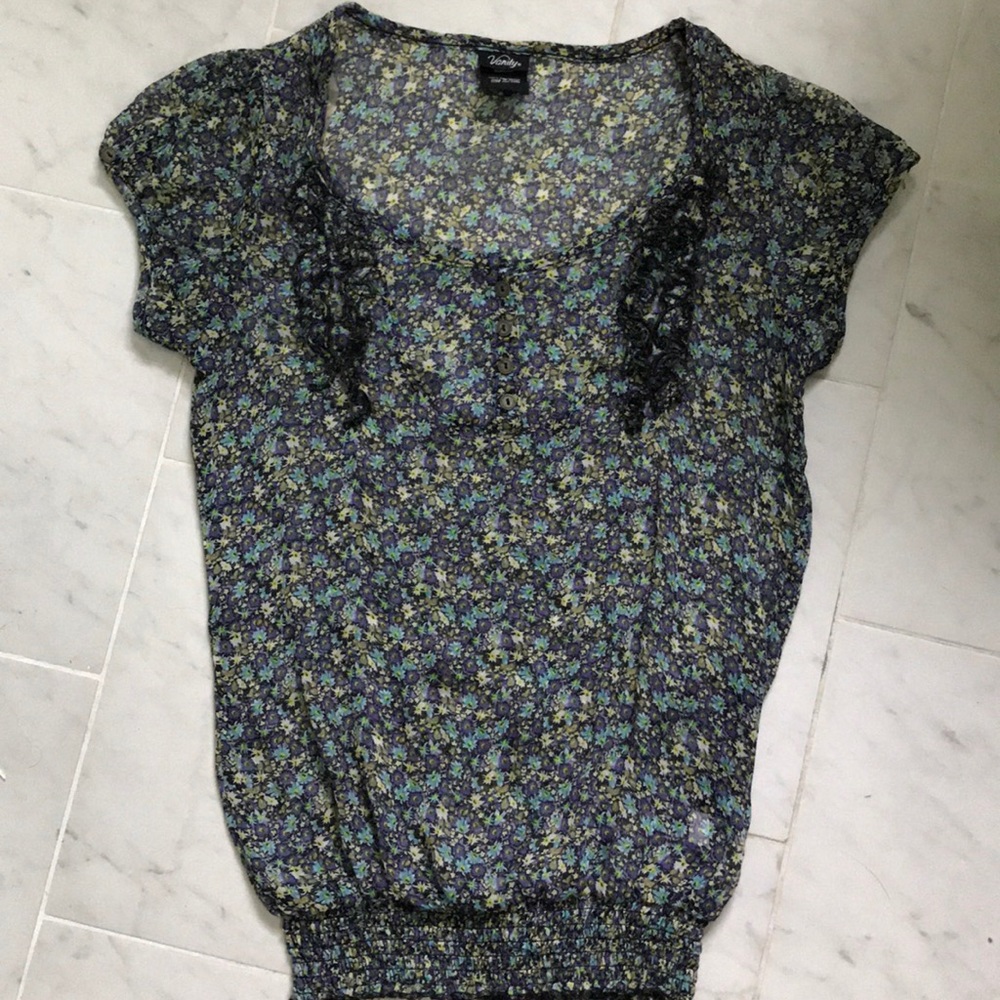 Fun floral blouse